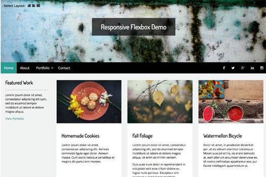 Portfolio thumbnail for flexbox demo
