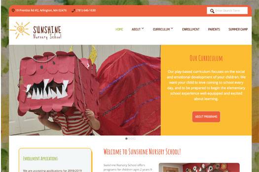 Portfolio thumbnail for Sunshine Nursery School